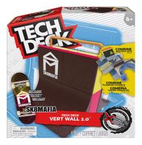 Pista Vert Wall 2.0 + Skate De Dedo Sk8mafia - Tech Deck