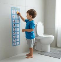 Pista Visual para Uso do Banheiro Masculino - Treinamento de Habilidades