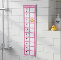 Pista Visual Tomar Banho para Crianças (Feminino)