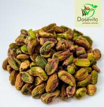 Pistache inteiro, sem casca, cru, com 500g (embalado á vácuo)