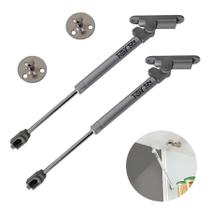 Pistão a Gás 80N com amortecedor FgvTn Cinza- Kit com 2 unidades