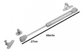 Pistao A Gas (amortecedor) 140n (14kg) Força P/cima 01 Unid. Pistao A Gas (amortecedor) 140n (14kg) Força P/cima 01 Unid.