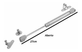 Pistao A Gas (amortecedor) 80n (8kg) Força P/cima 02 Unid.