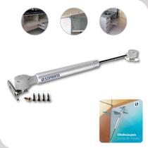 Pistão A Gás Basculante Para Armário Móveis Engate Fácil Força 80N