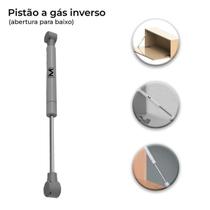 Pistão Amortecedor A Gás Baixo Móveis Armários 80N Cinza Pistão Amortecedor A Gás Baixo Móveis Armários 80N Cinza