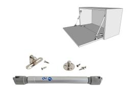 Pistão Inverso à Gás 80N para Porta de Móveis como Armário de Cozinha Abertura pra Baixo 1 Unid.