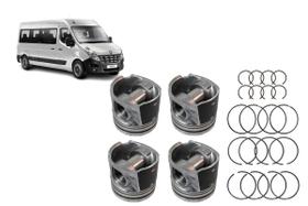 Pistao motor master 2.3 (std) (c/ aneis) (2014/...) (mahle) Pistao motor master 2.3 (std) (c/ aneis) (2014/...) (mahle)