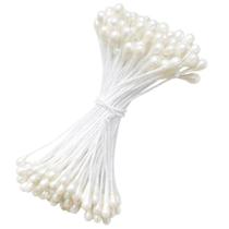 Pistilo Barbante 200 unid. Branco Perolado Ref. 614