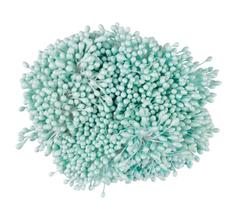 Pistilo para Artesanato Flor Azul Claro 6cm com 100 unidades