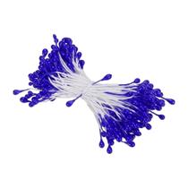 Pistilo para Artesanato Flor Azul Escuro 6cm com 1600 unidades