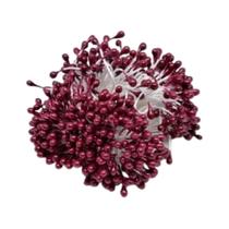 Pistilo Para Artesanato Flor Vinho 6Cm Com 1600 Unidades