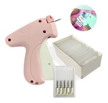 Pistola Aplicador Etiquetas Tag Pin Fine + 5000 Pinos 15mm + 5 Agulhas Fina Para Tecidos Delicados