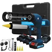 Pistola Aplicador Silicone Cola Recarregável 21v 2 Baterias Pistola Aplicador Silicone Cola Recarregável 21v 2 Baterias