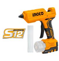 Pistola Aplicadora Cola Quente INGCO Bateria 12V S12 Pistola Aplicadora Cola Quente INGCO Bateria 12V S12
