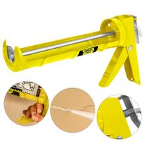 Pistola Aplicadora de Silicone Massa Reforçada Veda Trincas Vedas Calhas e PU Poliuretano 9 Pol Pistola Aplicadora de Silicone Massa Reforçada Veda Trincas Vedas Calhas e PU Poliuretano 9 Pol