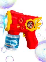 Pistola Bolhas Sabão Lanca Brinquedo Bubble Gun Automatico Pistola Bolhas Sabão Lanca Brinquedo Bubble Gun Automatico