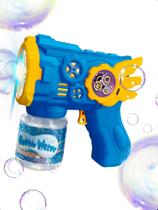 Pistola Bolhas Sabão Lanca Brinquedo Bubble Gun Automatico