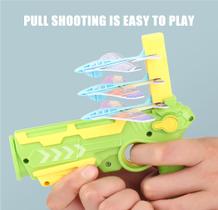 Pistola Brinquedo Infantil Lançadora De Aeronaves 3 Aviões