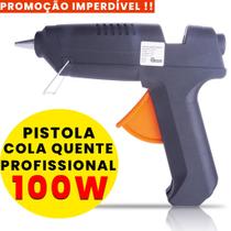 Pistola Cola Quente 100W Ultra Forte Profissional Bivolt - INMETRO