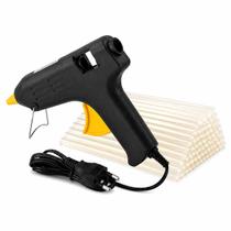 Pistola Cola Quente 10w e 12 Refil Cola quente 7 Pçs 7mm