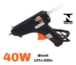 Pistola Cola Quente 40w Grande Profissional Bivolt Bastão