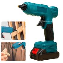 Pistola Cola Quente Bateria 21V com Maleta, Bastões e Fonte Bivolt Modelo LWJ265 Pistola Cola Quente Bateria 21V com Maleta, Bastões e Fonte Bivolt Modelo LWJ265