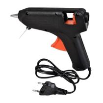 Pistola Cola Quente Bico Fino 110V/220V cor preta 20w Bivolt