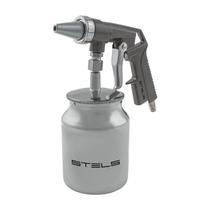 Pistola de 1 litro para jateamento tanque baixo 1/4 - stels