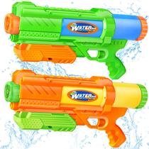 Pistola de água DUNEMEI Super Soaker 1200 ml, pacote com 2 unidades para crianças/adultos