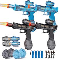 Pistola de Água Elétrica Recarregável KCCHZ 4 Unidades 320ml com LED