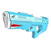 Pistola de água elétrica Squirt Toy - pistola de esguicho poderosa operada por bateria, pistola de água automática, pistola blaster, crianças de 4 a 8 a 12 anos, a festa de tubarão favorece o quintal, o verão, piscina ao ar livre, piscina ao ar livre, jogo de batalhas na praia