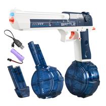 Pistola de água elétrica Teengra Automatic com tambor de 510ml azul Pistola de água elétrica Teengra Automatic com tambor de 510ml azul