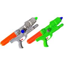 Pistola de Água Jato Duplo 400ml Premium Cim Toys - 2 unidades