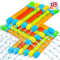 Pistola de água JOYIN Super Soaker Blaster Squirt 16,5 polegadas, pacote com 18