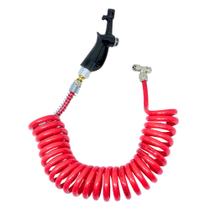 Pistola de ar com mangueira espiral para limpeza caminhão