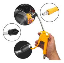 Pistola de Ar Comprimido Bico Longo Engate Rápido Pistola de Ar Comprimido Bico Longo Engate Rápido