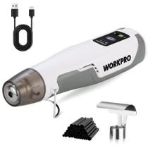 Pistola de Ar Quente WORKPRO 7,2 V sem fio USB-C 3 temperaturas 4000 mAh Pistola de Ar Quente WORKPRO 7,2 V sem fio USB-C 3 temperaturas 4000 mAh