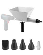 Pistola de argamassa elétrica QWORK com 5 bicos