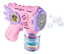 Pistola de Bolha de Sabão Automática Máquina de Bolhas com Luz Brinquedo Infantil Festa Pistola de Bolha de Sabão Automática Máquina de Bolhas com Luz Brinquedo Infantil Festa