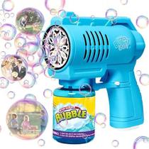 Pistola de Bolhas Musical c/Led Bubble Gun Giratorio