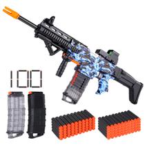 Pistola de brinquedo COOLFOX elétrica automática para pistolas Nerf com 100 dardos