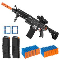 Pistola de brinquedo elétrica automática COOLFOX com 100 dardos macios