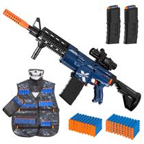 Pistola de brinquedo elétrica automática COOLFOX com colete tático