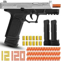 Pistola de brinquedo XUZHTYOO com ejeção de cápsulas e balas macias 8+