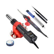 Pistola De Calor Digital LCD De 750W JCD Micro Pistola De Ar Quente Estação De Soldagem Rework
