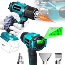 Pistola de calor sem fio Edtran para bateria Makita 18V 350W 50-550C Pistola de calor sem fio Edtran para bateria Makita 18V 350W 50-550C