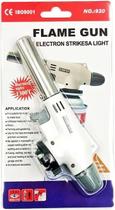 Pistola de chamas com maçarico de butano ajustável a 1300 C
