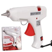 Pistola De Cola Quente Bivolt 100W Com Botão Liga/Desliga
