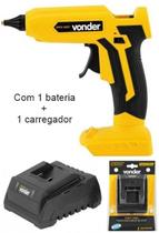 Pistola De Cola Quente Com 1 Bateria 4,0 Ah Ipcv 1837 Vonder Pistola De Cola Quente Com 1 Bateria 4,0 Ah Ipcv 1837 Vonder