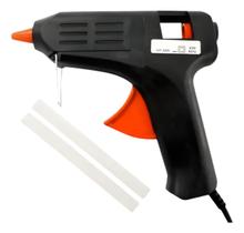 Pistola De Cola Quente Pequena Bivolt 20w C.2 Refis De Cola